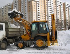 Вывоз снега в Астрахани.